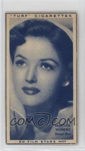 1947 Turf Cigarettes Film Stars - [Base] #17 - Martha Vickers
