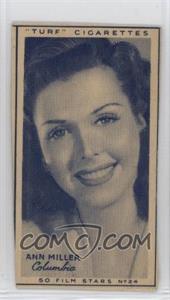 1947 Turf Cigarettes Film Stars - [Base] #24 - Ann Miller