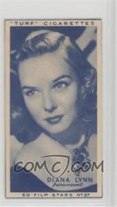 1947 Turf Cigarettes Film Stars - [Base] #37 - Diana Lynn