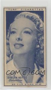 1947 Turf Cigarettes Film Stars - [Base] #42 - Evelyn Keyes