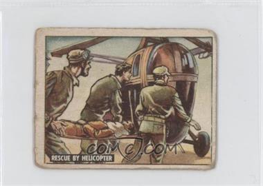 1950 Topps Freedom's War - [Base] #142.1 - Battleground-Korea - Rescue By Helicopter (Tan Back) [Good to VG‑EX]