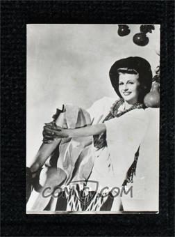1950s Belgian Gum Film Stars - [Base] #317 - Rita Hayworth