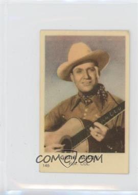 1950s Dutch Gum Numbered Set 7 (1-198) - [Base] #146 - Gene Autry