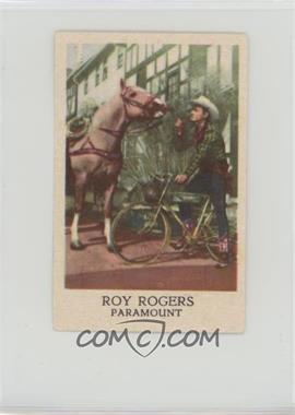 1950s Dutch Gum Unnumbered Western Set 2 - [Base] #_RORO.5 - Roy Rogers [Poor to Fair]