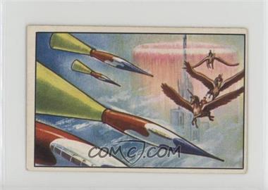 1951 Bowman Jets, Rockets, Spacemen - [Base] #93 - Attacked By Funnel Rockets