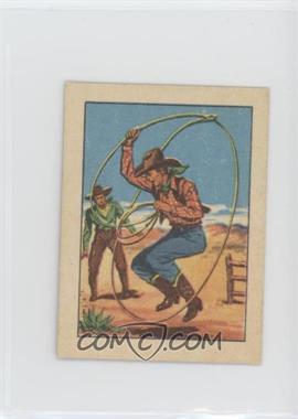 1951 Post Cereal Hopalong Cassidy - [Base] #18 - Fancy Rope Spinning