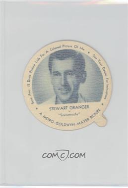 1952 Dixie Lids - [Base] - Nelson's Cloverland Ice Cream #_STGR - Stewart Granger