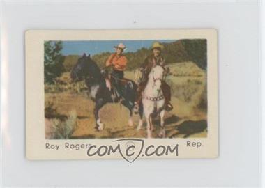 1952 Maple Leaf Gum Film Stars Number in Circle - [Base] - Printed in Holland #133 - Roy Rogers [Good to VG‑EX]