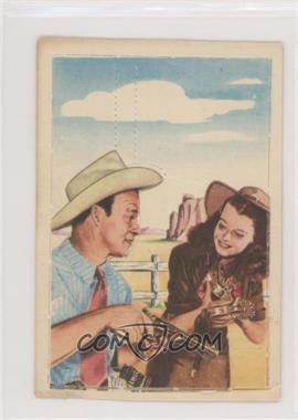 1952 Post Cereal Roy Rogers Pop-Outs - F278-19 #32 - Dale Helps Roy with Guns and Spurs [Poor to Fair]