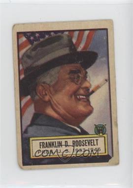 1952 Topps Look 'n See - [Base] #1 - Franklin D. Roosevelt [Poor to Fair]