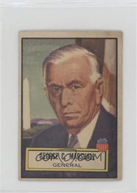 1952 Topps Look 'n See - [Base] #107 - George C. Marshall