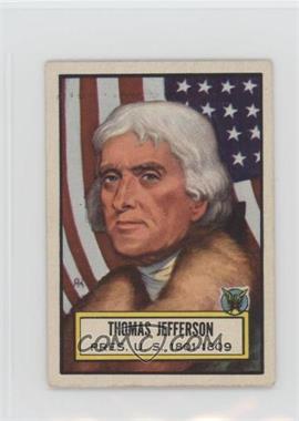 1952 Topps Look 'n See - [Base] #3 - Thomas Jefferson