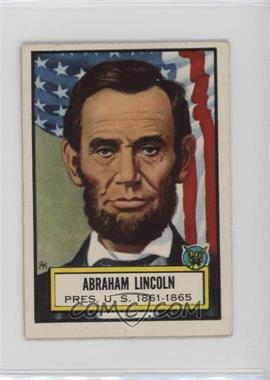 1952 Topps Look 'n See - [Base] #4 - Abraham Lincoln