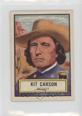 1952 Topps Look 'n See - [Base] #53 - Kit Carson
