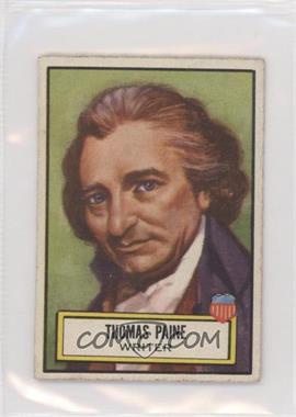 1952 Topps Look 'n See - [Base] #78 - Thomas Paine