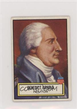 1952 Topps Look 'n See - [Base] #90 - Benedict Arnold [Poor to Fair]