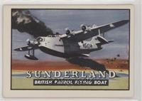 Sunderland British Patrol Flying Boat