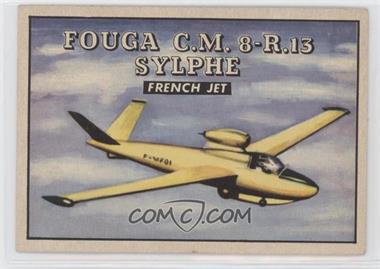 1952 Topps Wings - Friend or Foe - R707-4 #186 - Fouga C.M. 8-R.13 Sylphe