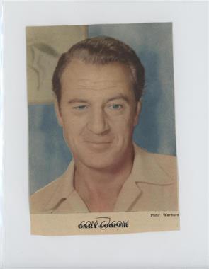 1953 Allers Vara Filmfavoriter - [Base] #_GACO - Gary Cooper [Good to VG‑EX]