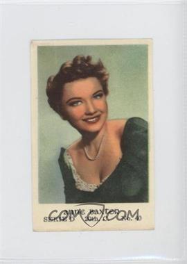 1953 Dutch Gum Serie D - [Base] #40 - Anne Baxter [Good to VG‑EX]
