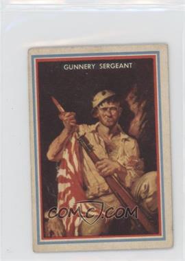 1953 Topps Fighting Marines - [Base] #37 - Gunnery Sergeant