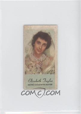 1954 Peerless Engrav-o-tints Color Litho U.S.A. - [Base] #_ELTA - Elizabeth Taylor