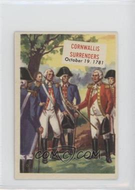 1954 Topps Scoops - [Base] #141 - Cornwallis Surrenders