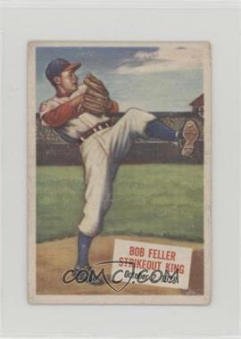 1954 Topps Scoops - [Base] #27 - Bob Feller Strikeout King [Good to VG‑EX]