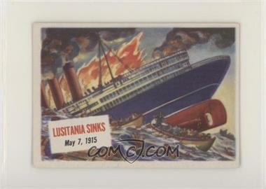 1954 Topps Scoops - [Base] #5 - Lusitania Sinks