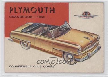 1954 Topps World on Wheels - [Base] #79 - Plymouth Cranbrook [Good to VG‑EX]