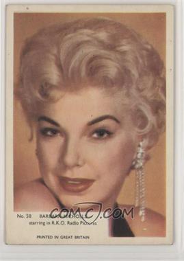 1955 Kane Film Stars - [Base] #58 - Barbara Nicholls