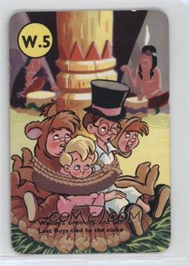 1955 Pepys Disney Peter and the Pirates (Peter Pan) Card Game - [Base] #W.5 - Wendy's brothers and the Lost Boys…
