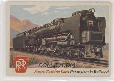 1955 Topps Rails and Sails - [Base] #12 - Steam Turbine Loco