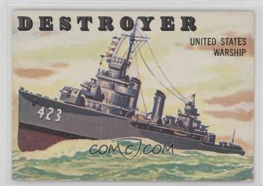 1955 Topps Rails and Sails - [Base] #133 - Destroyer