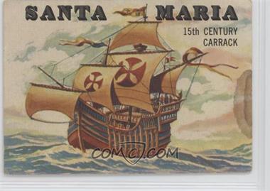 1955 Topps Rails and Sails - [Base] #137 - Santa Maria [COMC RCR Poor]