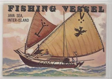 1955 Topps Rails and Sails - [Base] #138 - Fishing Vessel