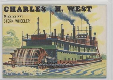 1955 Topps Rails and Sails - [Base] #142 - Charles H. West