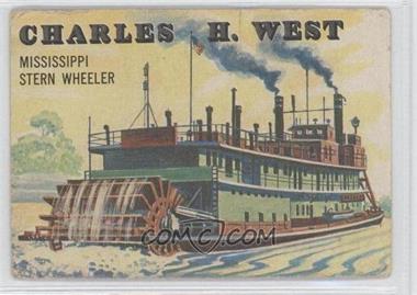 1955 Topps Rails and Sails - [Base] #142 - Charles H. West [Good to VG‑EX]