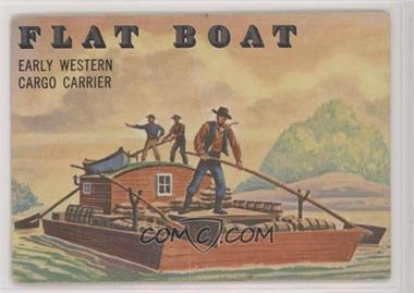 1955 Topps Rails and Sails - [Base] #144 - Flat Boat