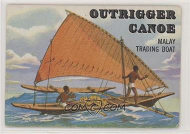 1955 Topps Rails and Sails - [Base] #150 - Outrigger Canoe