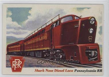 1955 Topps Rails and Sails - [Base] #22 - Shark Nose Diesel Loco