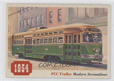1955 Topps Rails and Sails - [Base] #23 - Pcc Trolley
