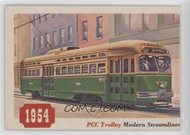 1955 Topps Rails and Sails - [Base] #23 - Pcc Trolley