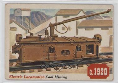 1955 Topps Rails and Sails - [Base] #28 - Electric Locomotive [Poor to Fair]