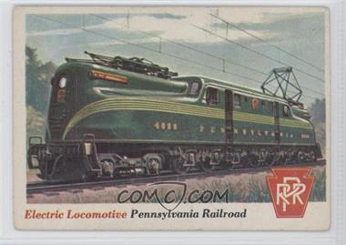 1955 Topps Rails and Sails - [Base] #3 - Electric Locomotive [Good to VG‑EX]