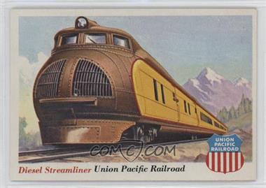 1955 Topps Rails and Sails - [Base] #32 - Diesel Streamliner