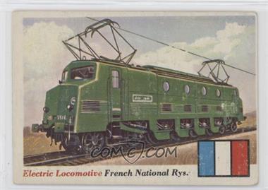 1955 Topps Rails and Sails - [Base] #7 - Electric Locomotive
