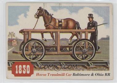 1955 Topps Rails and Sails - [Base] #71 - Horse Treadmill Car