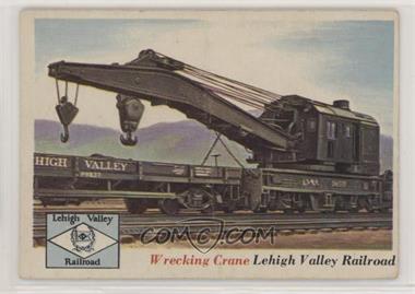 1955 Topps Rails and Sails - [Base] #73 - Wrecking Crane [Good to VG‑EX]