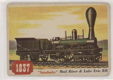 1955 Topps Rails and Sails - [Base] #76 - "Sandusky" Mad River & Lake Erie Rr [Poor to Fair]